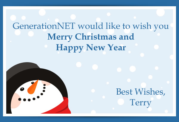 Happy Christmas From GenerationNET - Please download images in order to see this xmas card