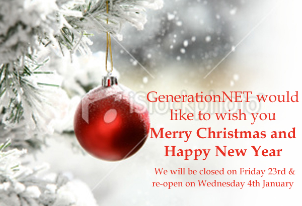 Happy Christmas From GenerationNET - Please download images in order to see this xmas card